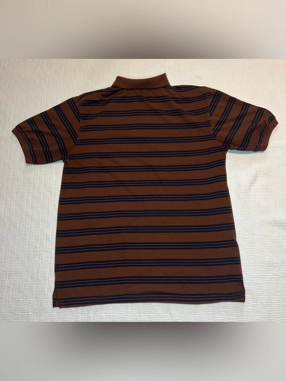 Ralph Lauren Brown Polo with black Stripes